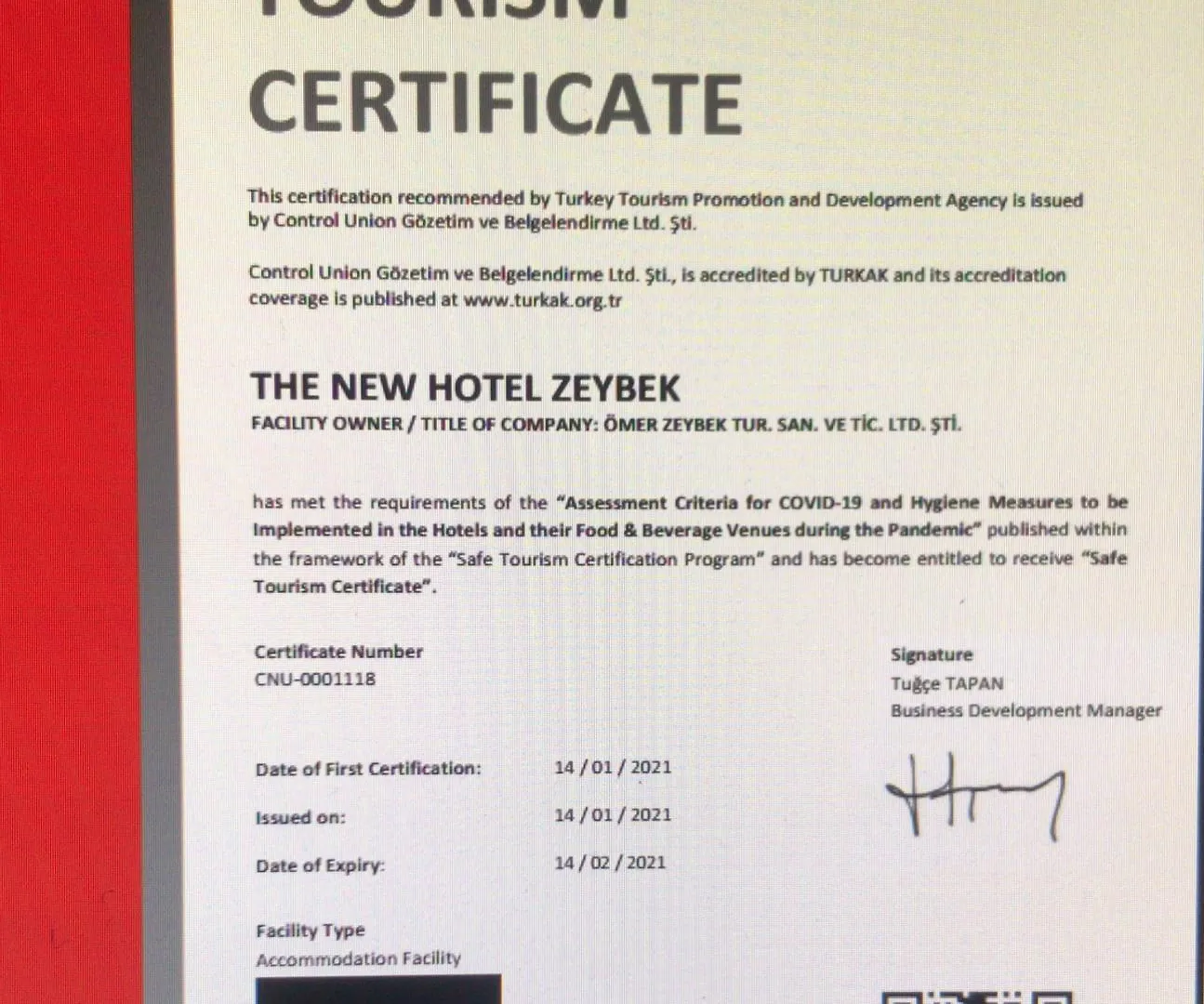 איזמיר The New Hotel Zeybek